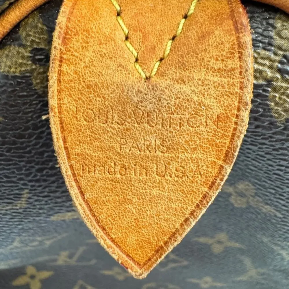 Louis Vuitton Baby Speedy 30 Monogram Canvas Satchel Handbag